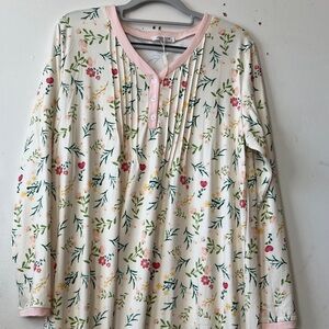 Ekouaer women’s floral nightgown size S